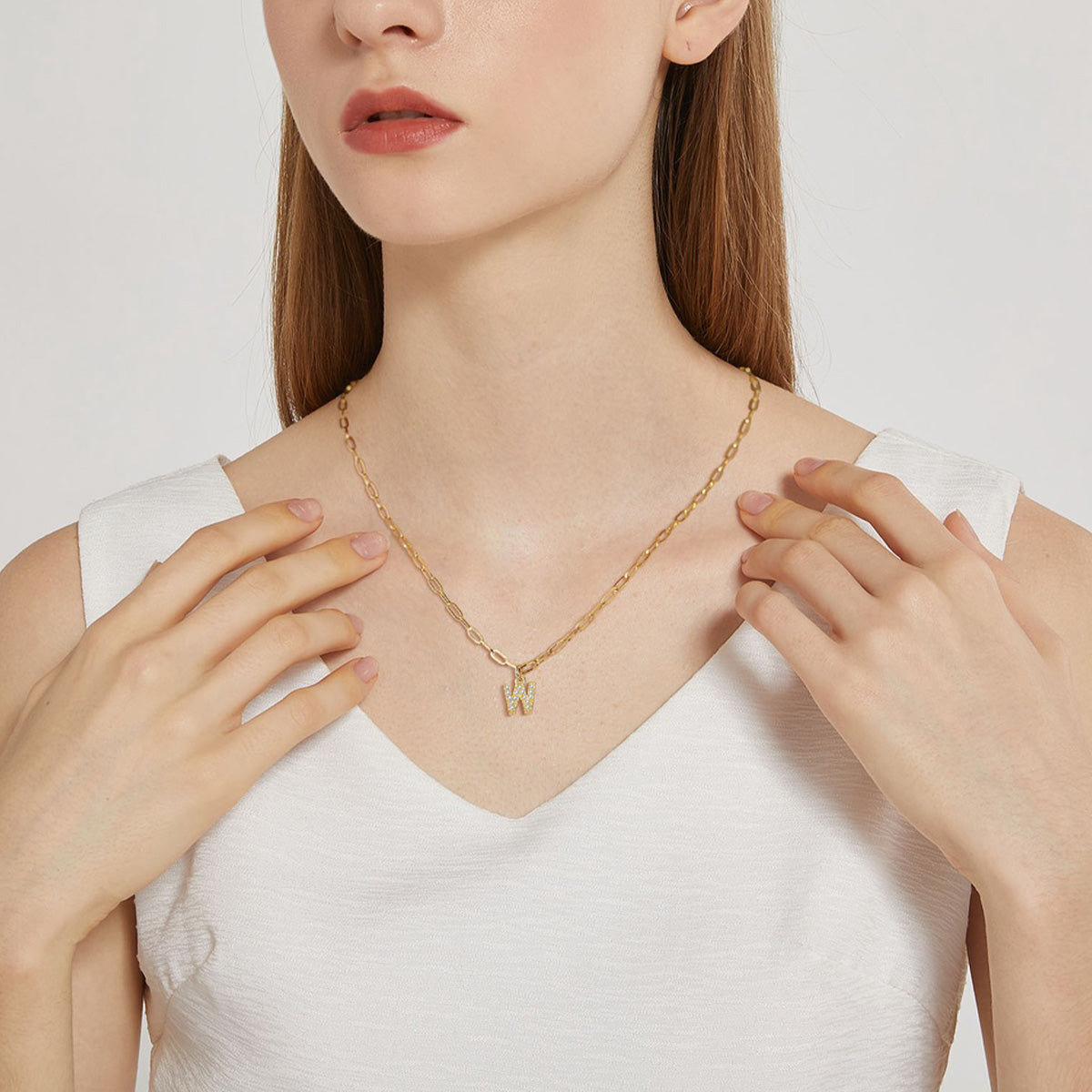 Initial Letter Necklace