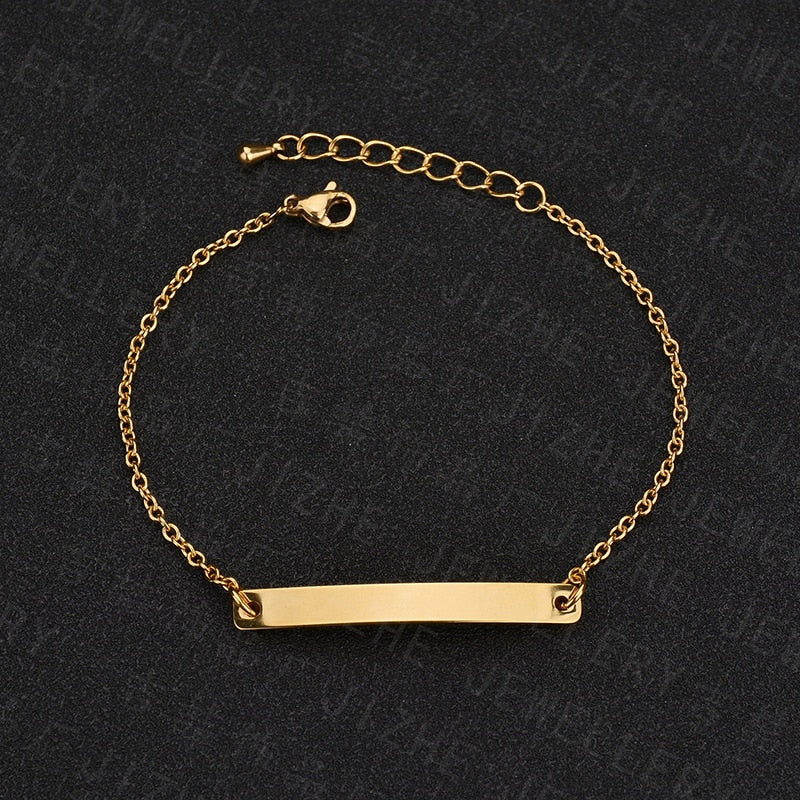 Personalized Bar Bracelet
