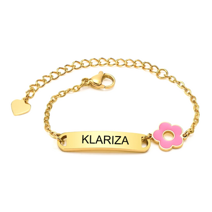 Child Charm Name Bracelet