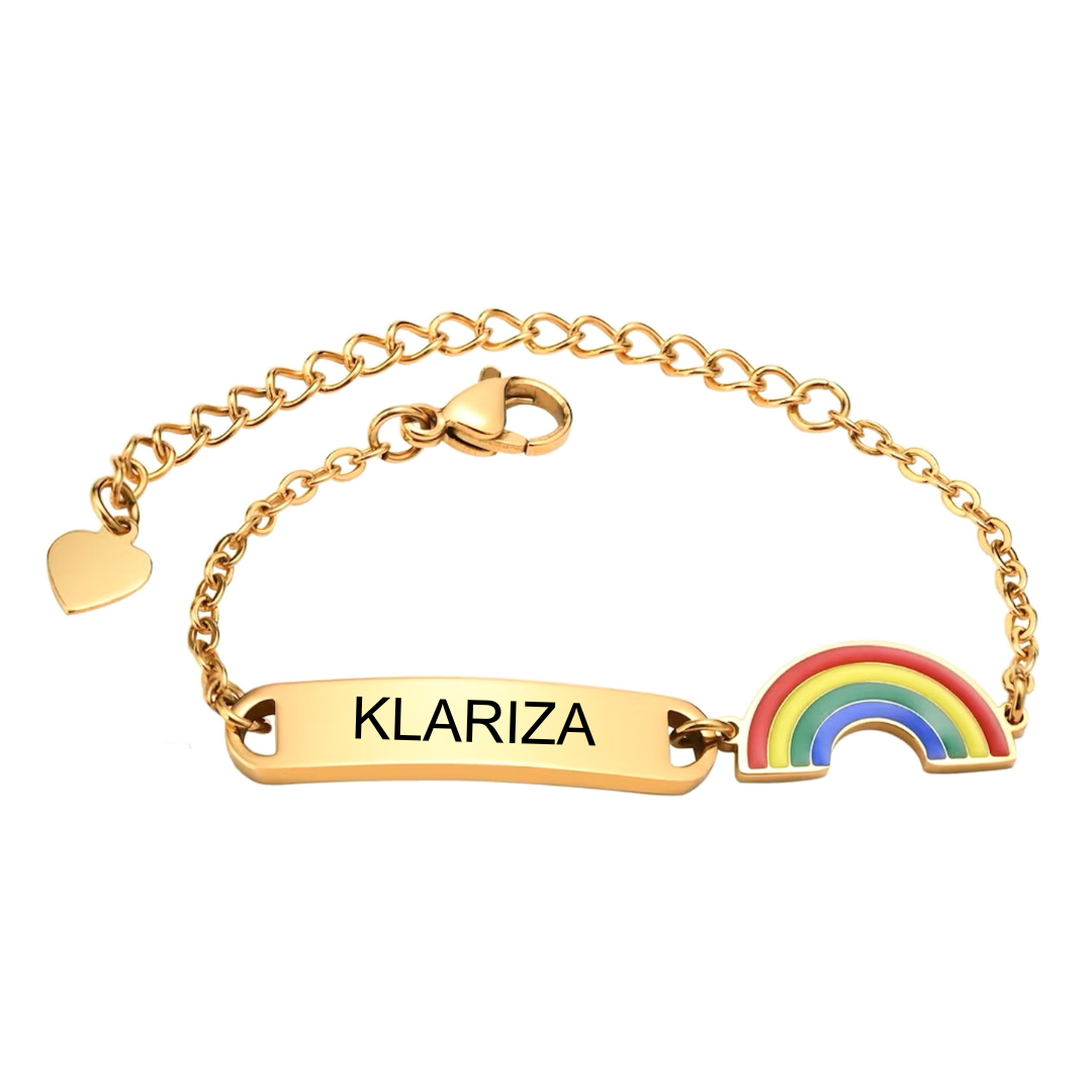 Child Charm Name Bracelet