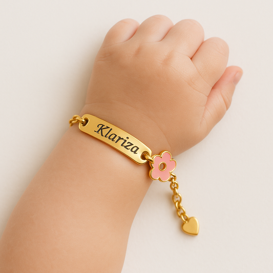 Child Charm Name Bracelet