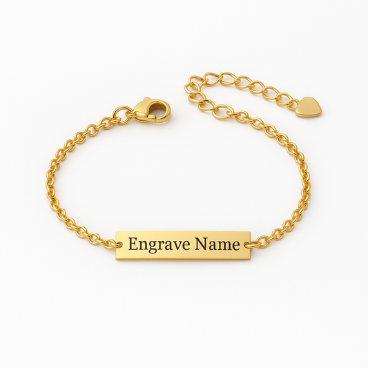 Personalized Bar Bracelet