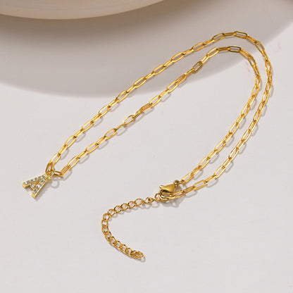 Initial Letter Necklace